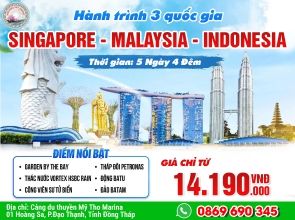 SINGAPORE - MALAYSIA - INDONESIA