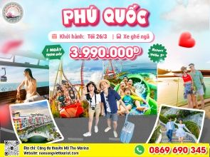 PHÚ QUỐC - HÒN THƠM - CẦU HÔN - BUFFET TRƯA