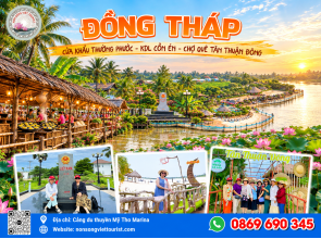 TOUR CỒN ÉN - CHỢ QUÊ TÂN THUẬN ĐÔNG 