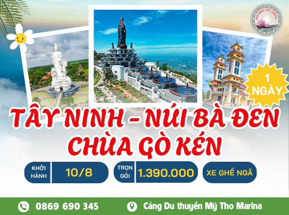 TÂY NINH - NÚI BÀ ĐEN - THÁNH THẤT CAO ĐÀI