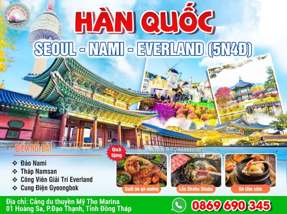 HÀN QUỐC - SEOUL - NAMI - EVERLAND