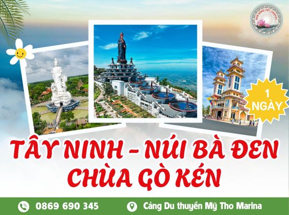 TÂY NINH - NÚI BÀ ĐEN - THÁNH THẤT CAO ĐÀI