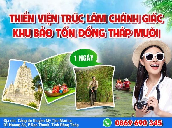 THIỀN VIỆN TRÚC LÂM CHÁNH GIÁC - KHU BẢO TỒN ĐỒNG THÁP MƯỜI